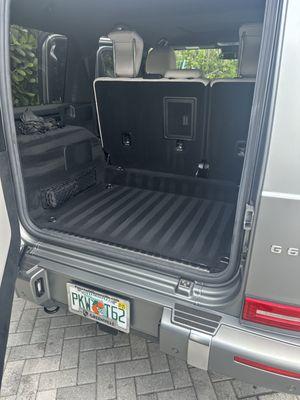 INTERIOR TRUNK CLEANING G WAGON