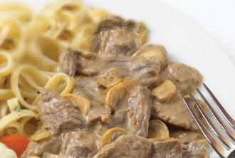 Beef Stroganoff