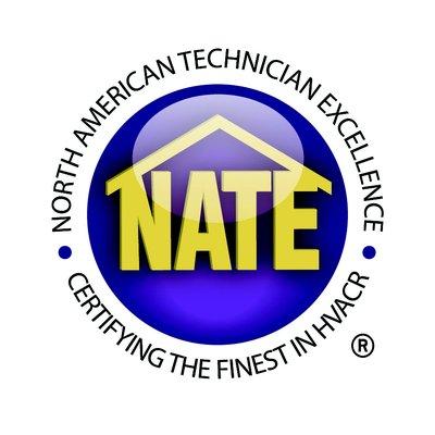 N.A.T.E. Certified Technicians are employed by Air-Tech