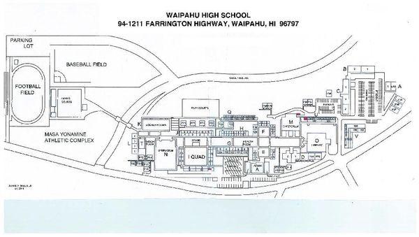 Campus map found on the school's website