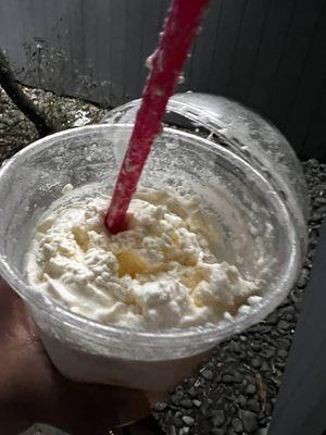 Redbull Drink with Cream & Whipped cream