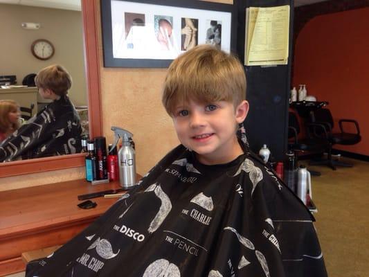 Great looking hair cuts for children, $10 each for a kid cut. Great price for families!