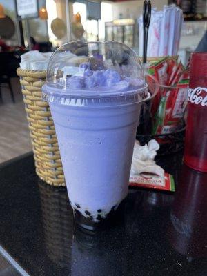 4E. TARO SMOOTHIE with boba