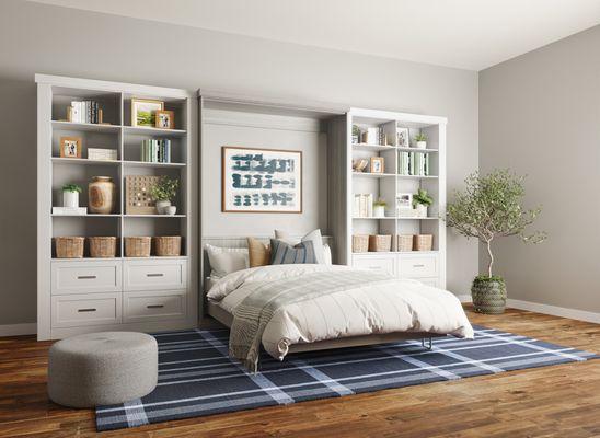 Murphy Bed with shelving storage