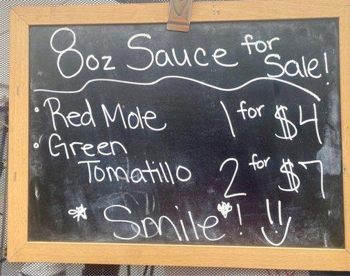 Sauces for sale