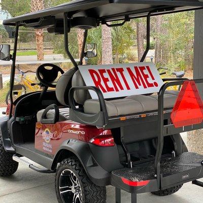 Rent a Wheelz golf cart, cruise the island