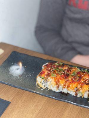 Volcano roll