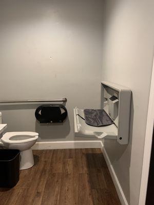 Baby changing station