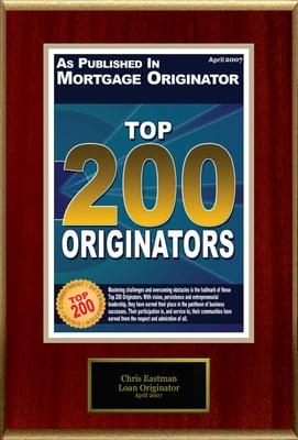 Top 200 Mortgage Originator Nationwide