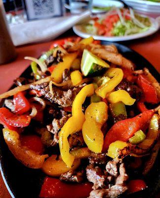 Beef fajitas