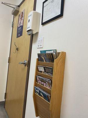 Patient checkup room