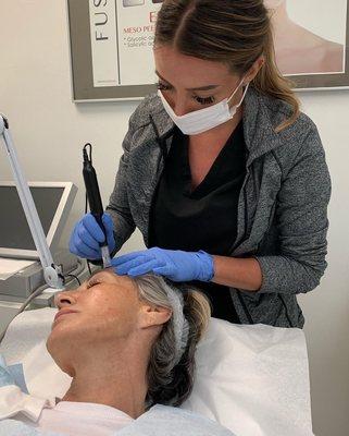 Microneedling to maximize Collagen in aging skin