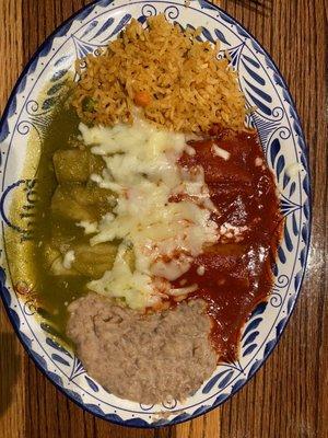 Cheese enchiladas