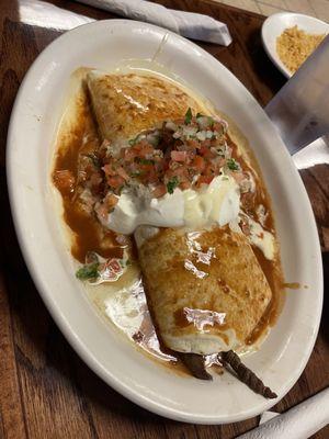 Burrito California with steak