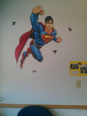 Superhero exam room!!!