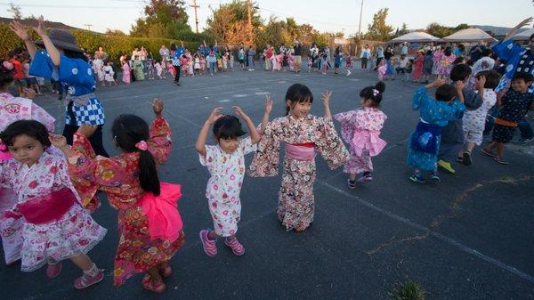 international community: Bon Festival in Summer.