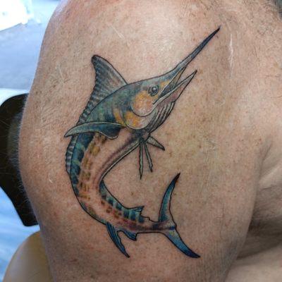 Aloha Moon Striped Marlin ,,, SWEEET!