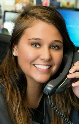 Katie one of our friendly reception staff