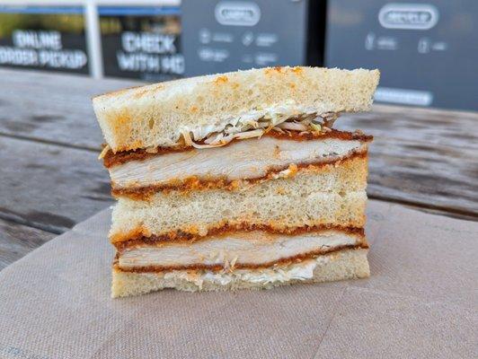 Spicy Truffle Chicken Katsu Sando | Instagram: @telephonesmoothie