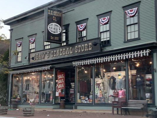 Shaw's General Store Montpelier, VT selling: pretty much all seasonal outdoor gear