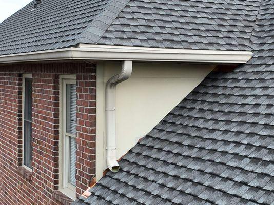 Gutters and gutter downspouts