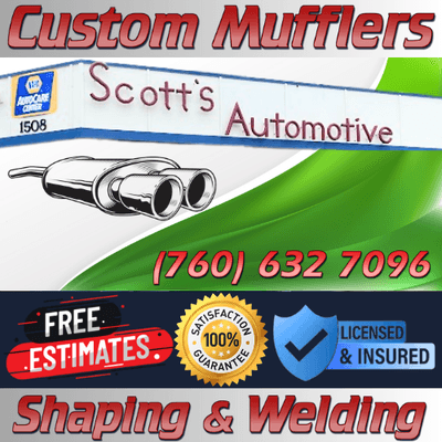 Scott's Automotive performs maintenance, service, and repairs on light duty foreign and domestic
vehicles & catalytic converter protection.