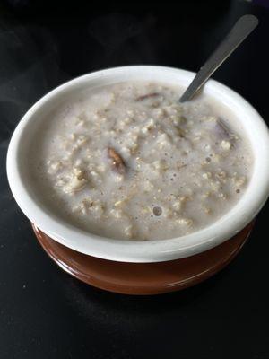 Oatmeal just as I like it with brown sugar and pecans