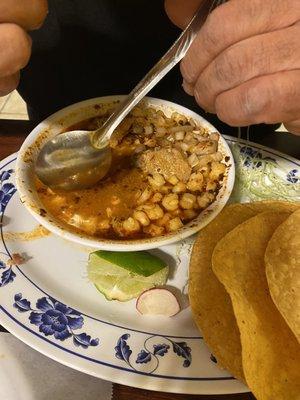 Posole it was good