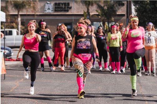 Mother's day community workout -- 80's theme