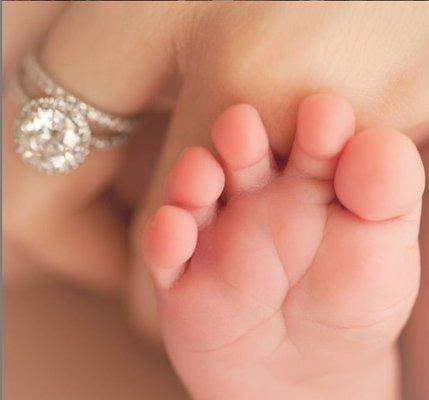 Our favorite things Tacori & baby toes!