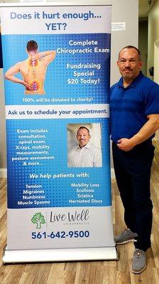 This is Dr. Frank in the Lake Worth Location, he is amazing. Please go see this new location you will not be disappointed.