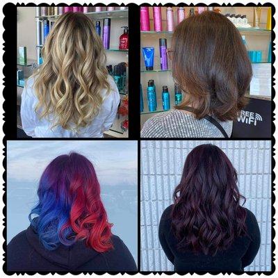 Now offering hair color and style