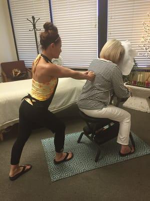 Chair massage