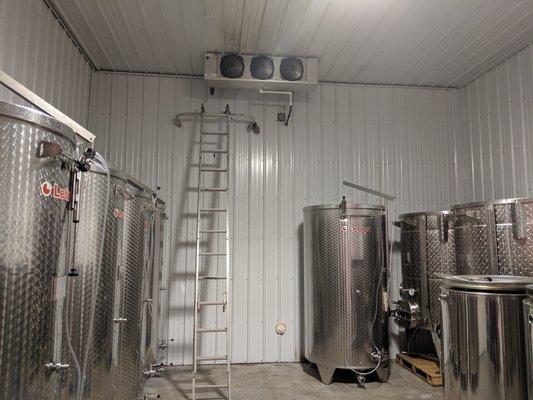 Keeping Starview's wine fermenting room a consistent & precise temperature!