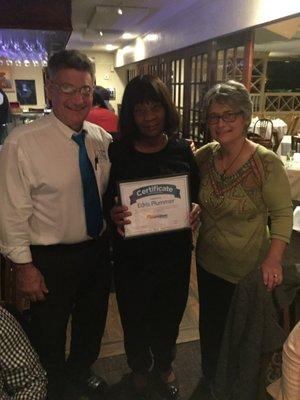 Celebrating our Northeast region Caregiver Of The Year winner