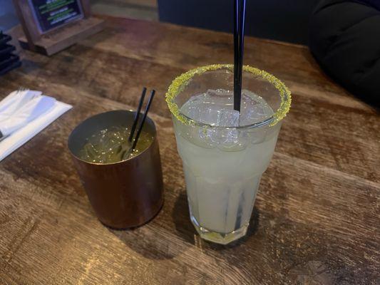 Pumpkin Mule and Margarita