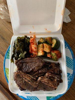 Kalbi and sides