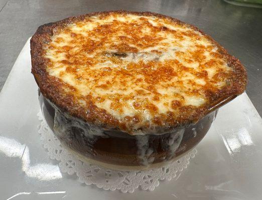 French Onion Soup served daily!