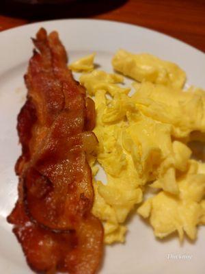 Eggs and  Applewood bacon