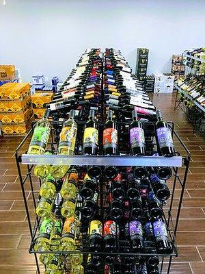 LARGE SELECTION OF BEER.