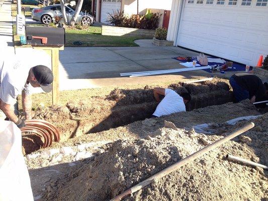 Hydro-Jetting / Plumbing services (water main)