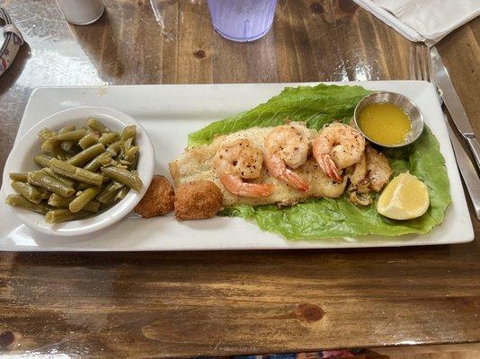 Grilled catfish platter