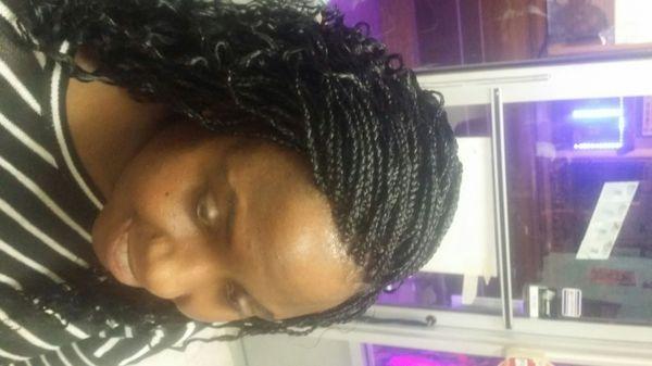 Micros braids (with crinkled ends)