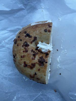 This bag bagel sucked.