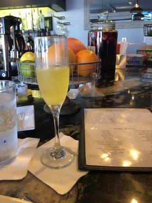 Mid afternoon mimosas