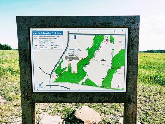 Trail Map.