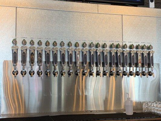 A wide selection of taps