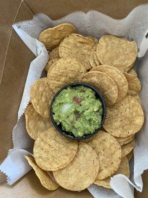 3 oz. Guacamole with chips