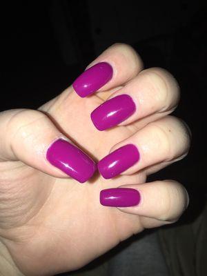 Acrylic gel nails