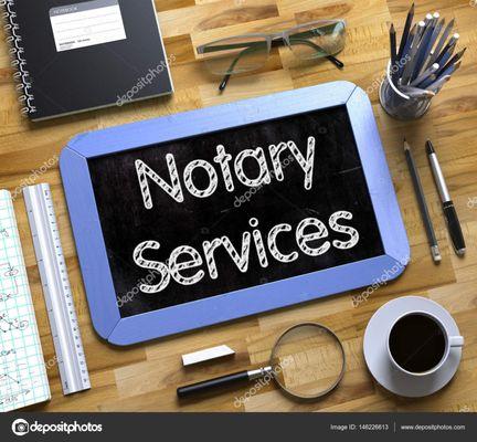 Providing professional notary services to clients.